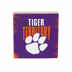 Clemson University Plock, Down Home Fans, 6x6 - Collegiate Home