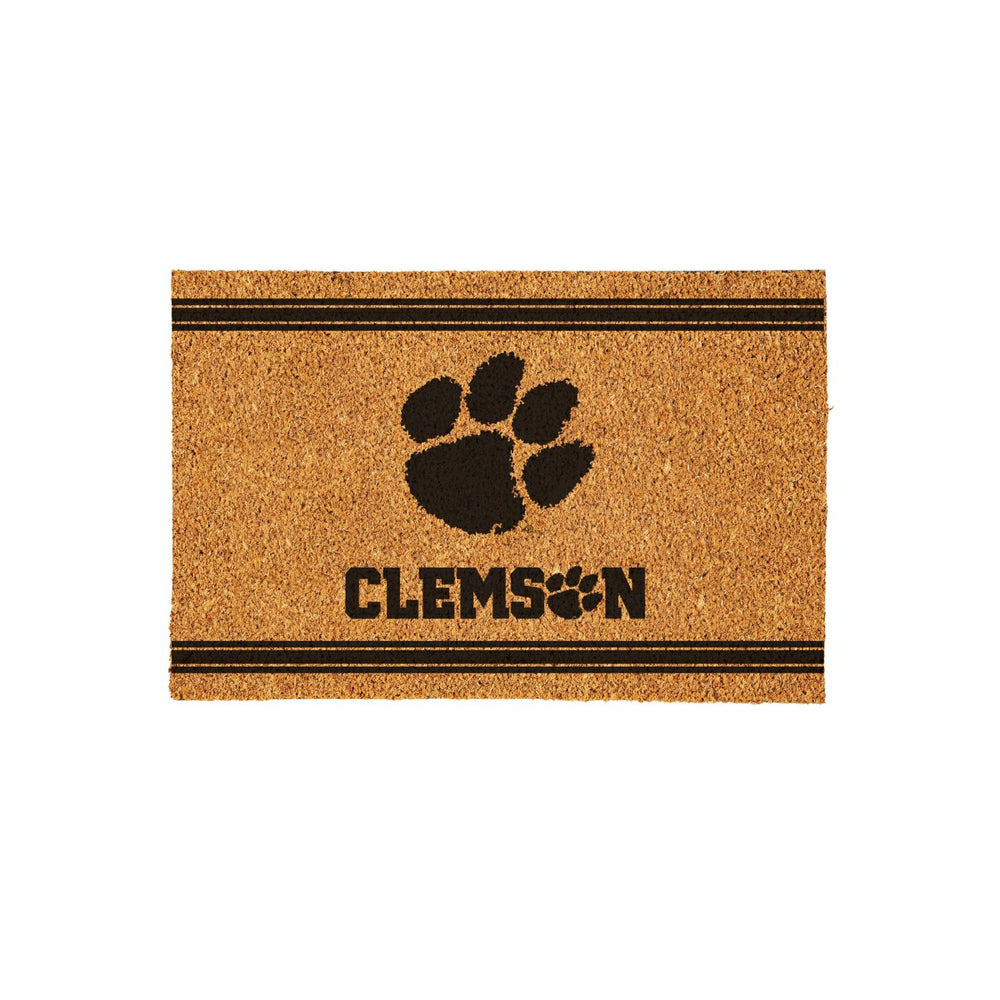 Clemson University Large One Color Coir Mat, 36"x24" - Collegiate