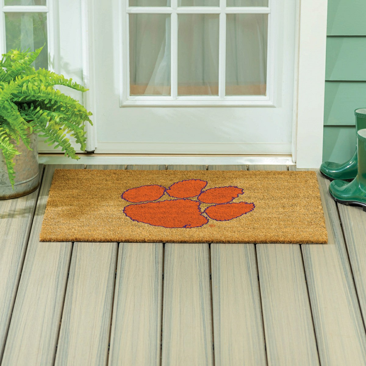 Clemson University Large Full Color Coir Mat, 36"x24" - Collegiate