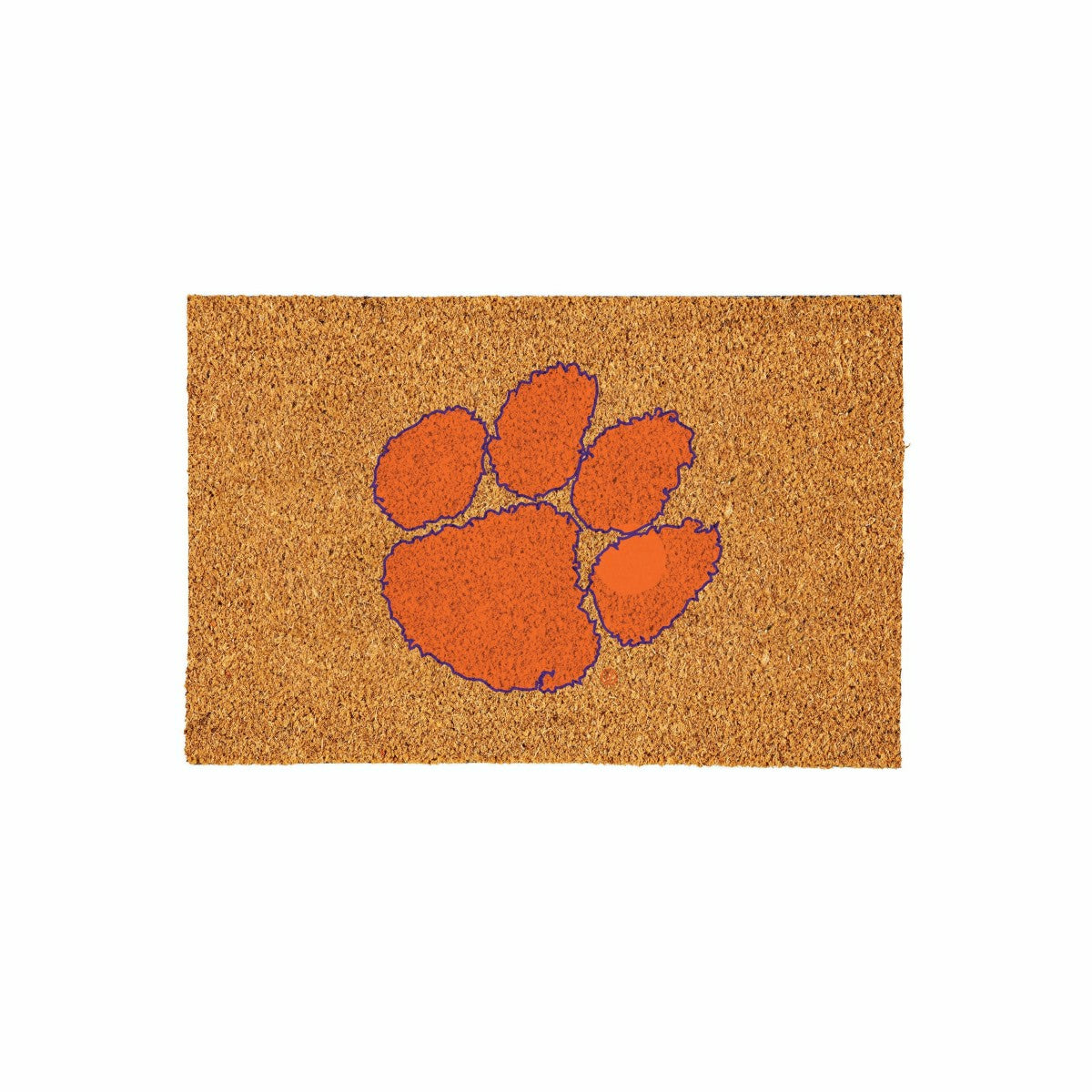Clemson University Large Full Color Coir Mat, 36"x24" - Collegiate