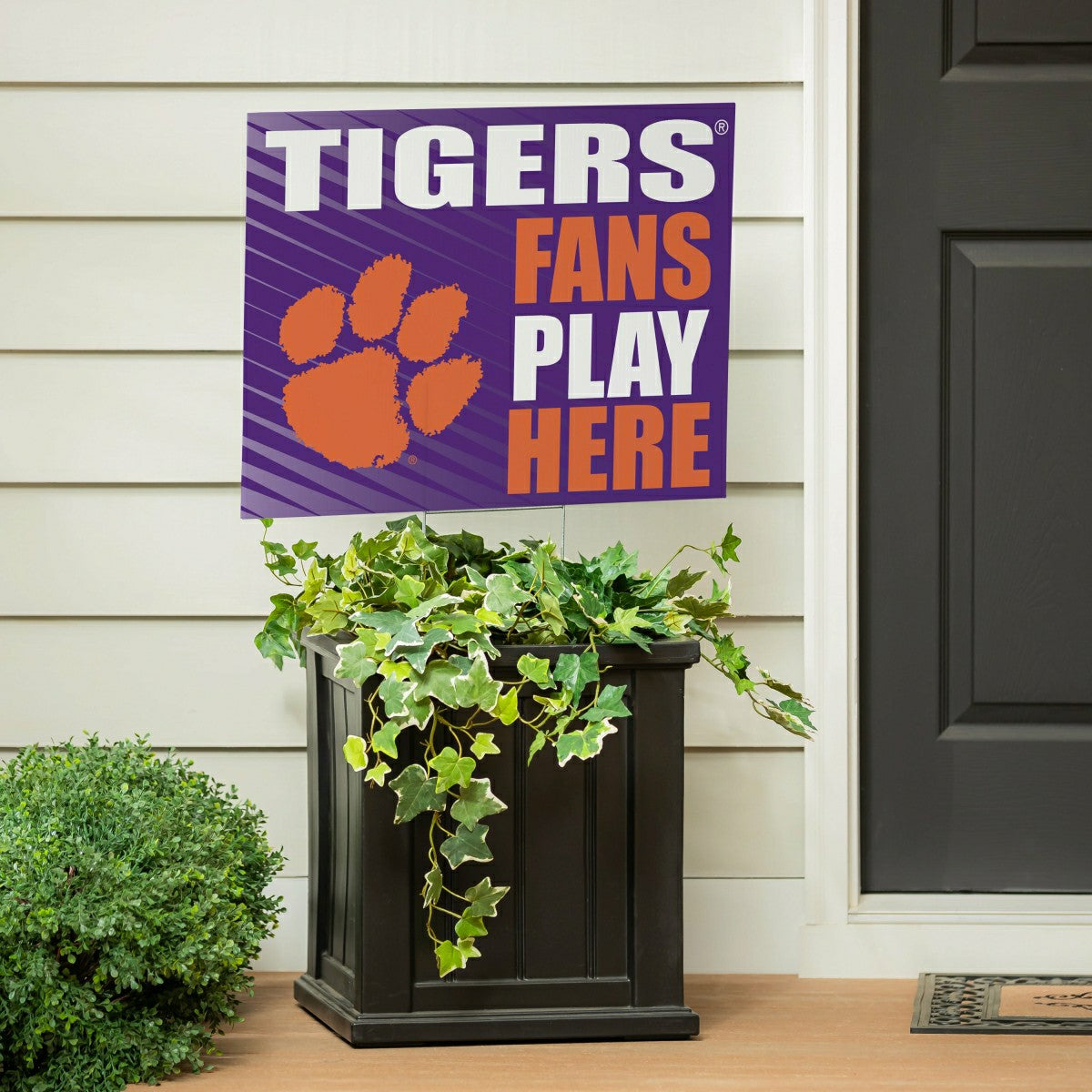 Clemson University Coroplast Yard Sign "Fans Play Here" - Collegiate Home