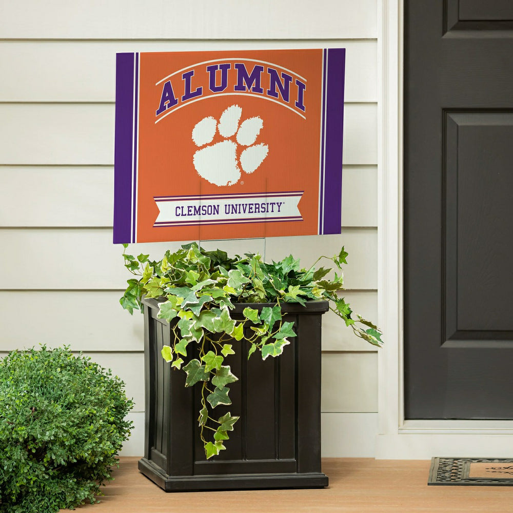 Clemson University Coroplast Yard Sign Alumni - Collegiate Home