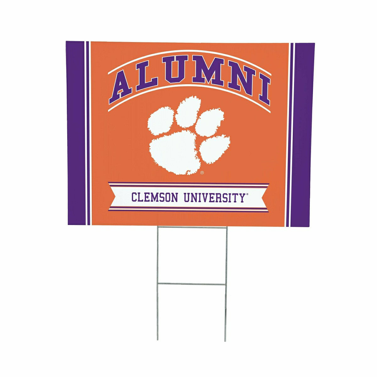 Clemson University Coroplast Yard Sign Alumni - Collegiate Home