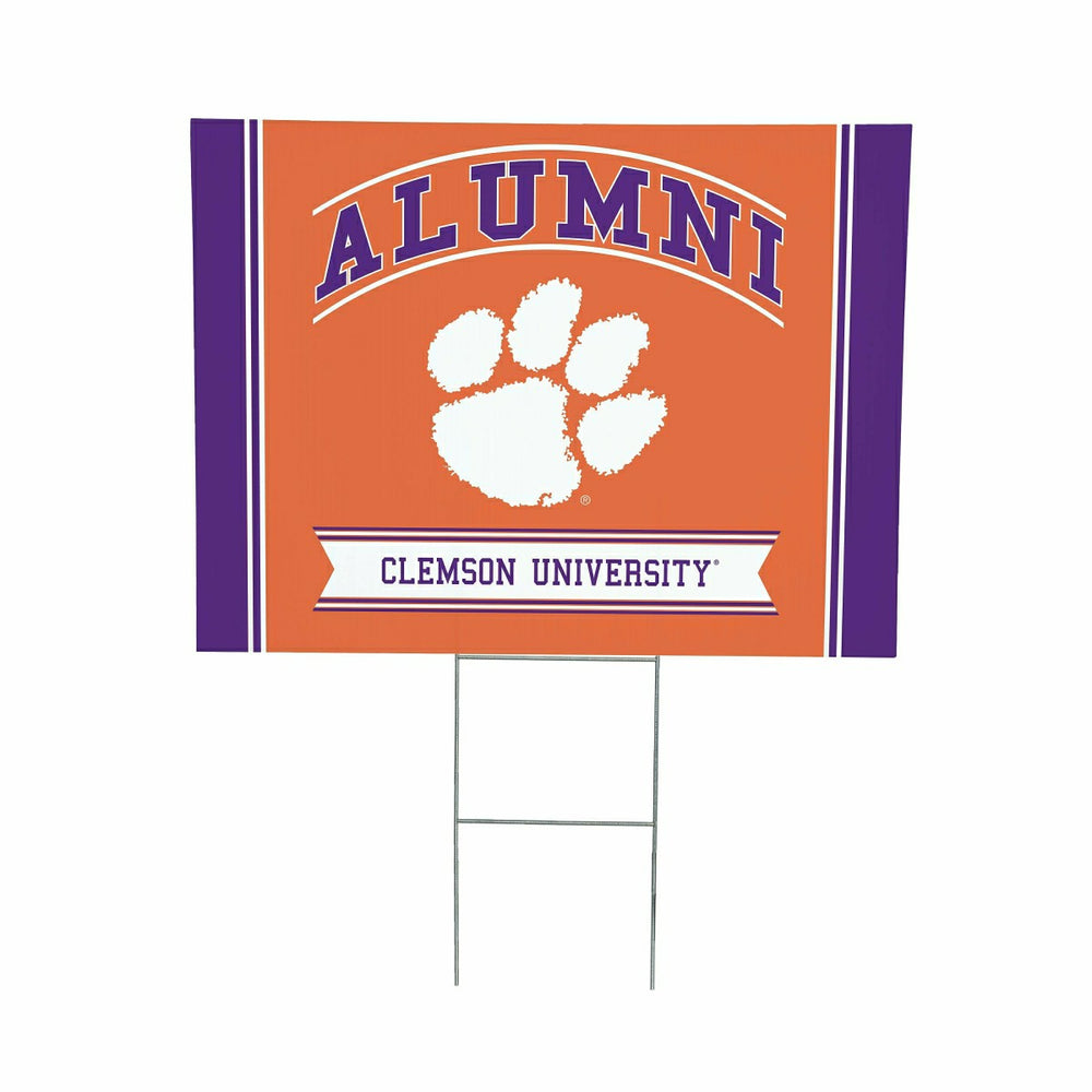Clemson University Coroplast Yard Sign Alumni - Collegiate Home