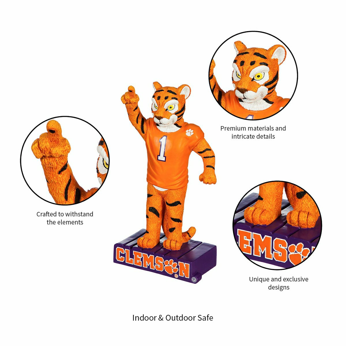 Clemson University, Mascot Statue - Collegiate Home