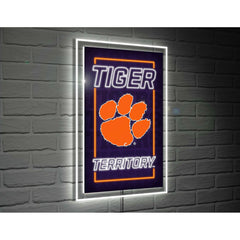 Clemson University College Rectangle Neolite LED Decor - Collegiate Home