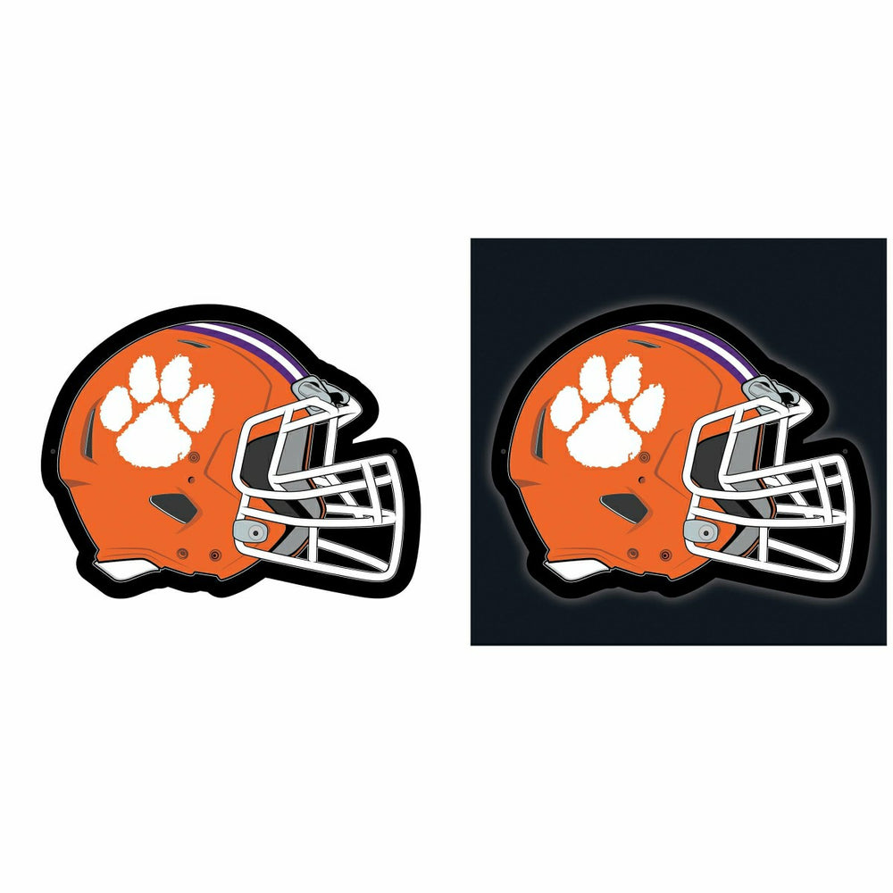 LED Wall Decor, Helmet, Clemson University - Collegiate Home