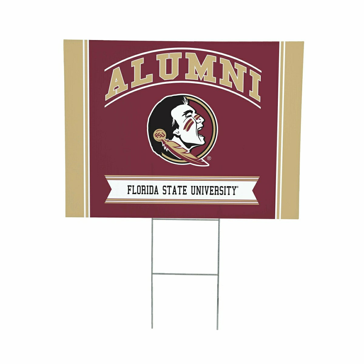 Florida State University Coroplast Yard Sign Alumni - Collegiate Home