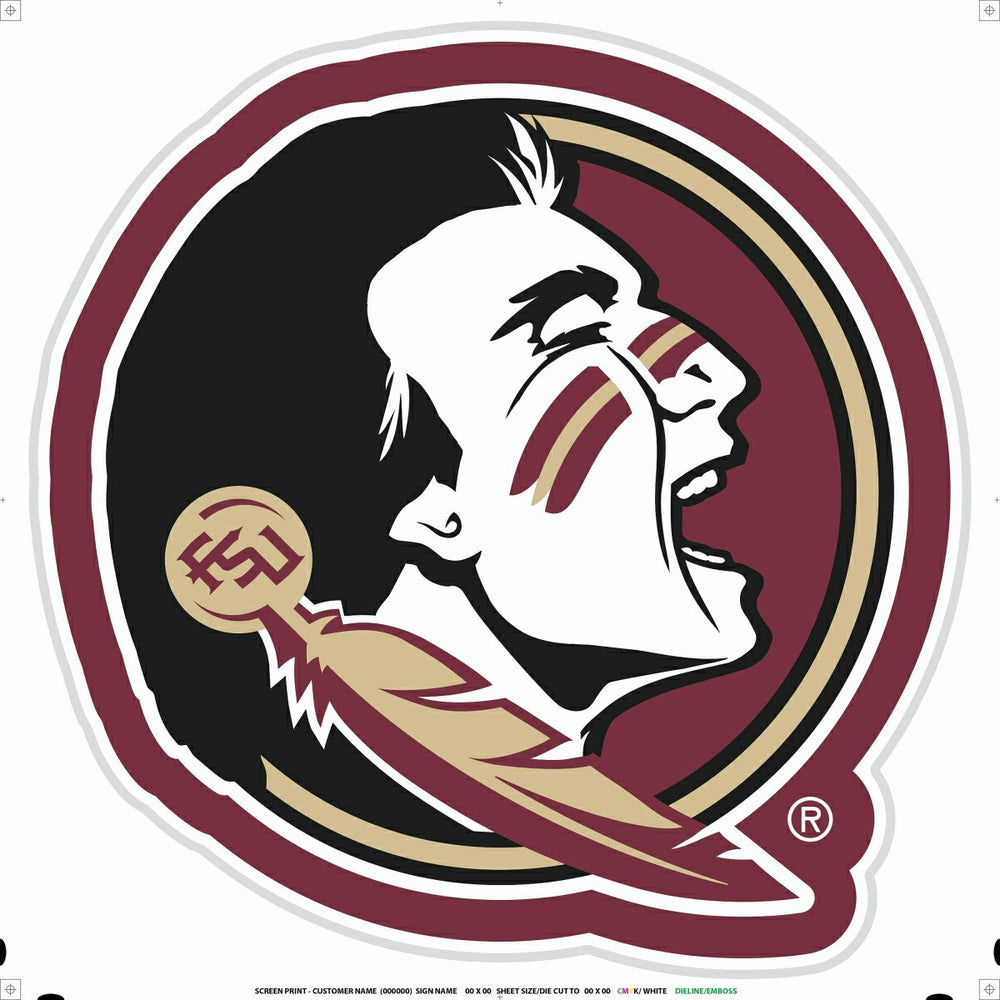LED Wall Decor, Glazelite, College Mascot, Florida State University - Collegiate Home
