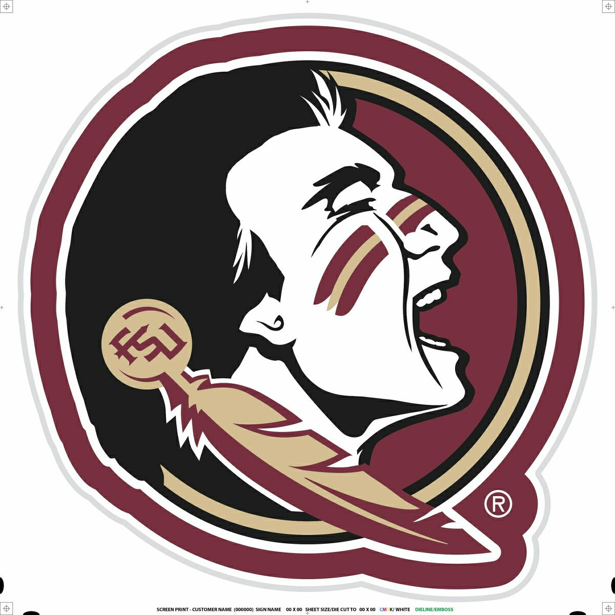 LED Wall Decor, Glazelite, College Mascot, Florida State University - Collegiate Home
