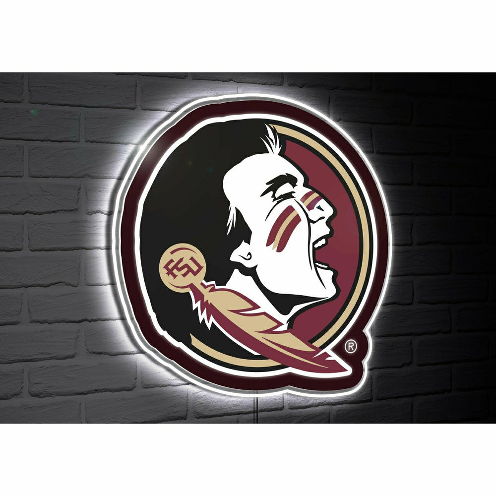 LED Wall Decor, Glazelite, College Mascot, Florida State University - Collegiate Home