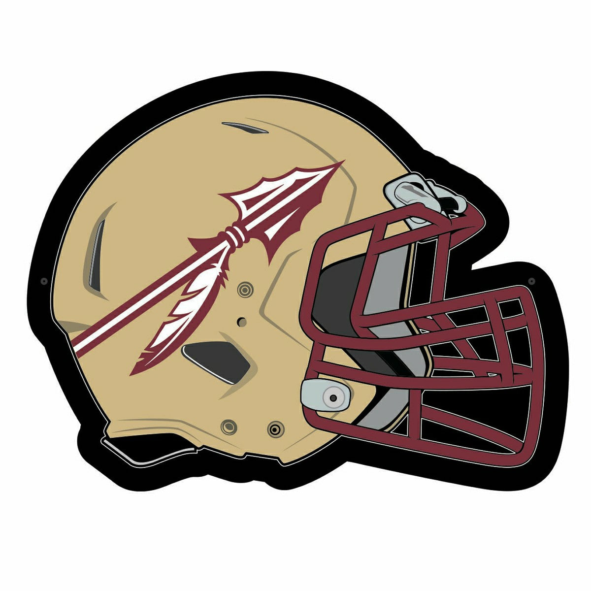 LED Wall Decor, Helmet, Florida State University - Collegiate Home