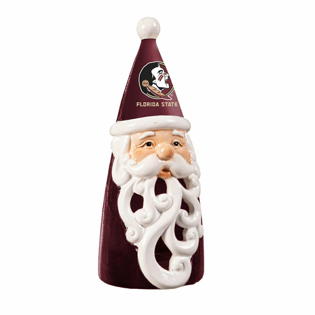 Florida State University Santa LED Statuary, 8" - Collegiate Home