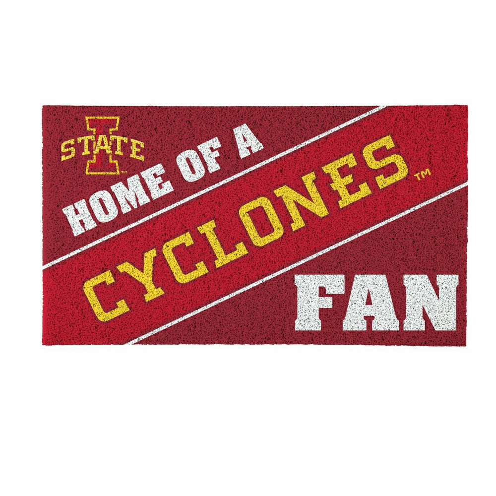 Iowa State University, PVC Mat COLOR, Home of a Fan - Collegiate