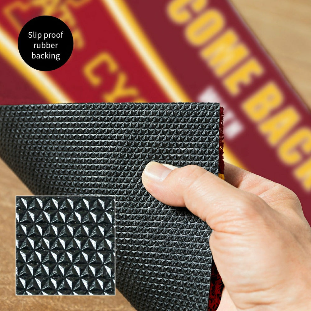 28" x 16" PVC Trapper Mat, Come Back with Tickets, Iowa State Universi - Collegiate