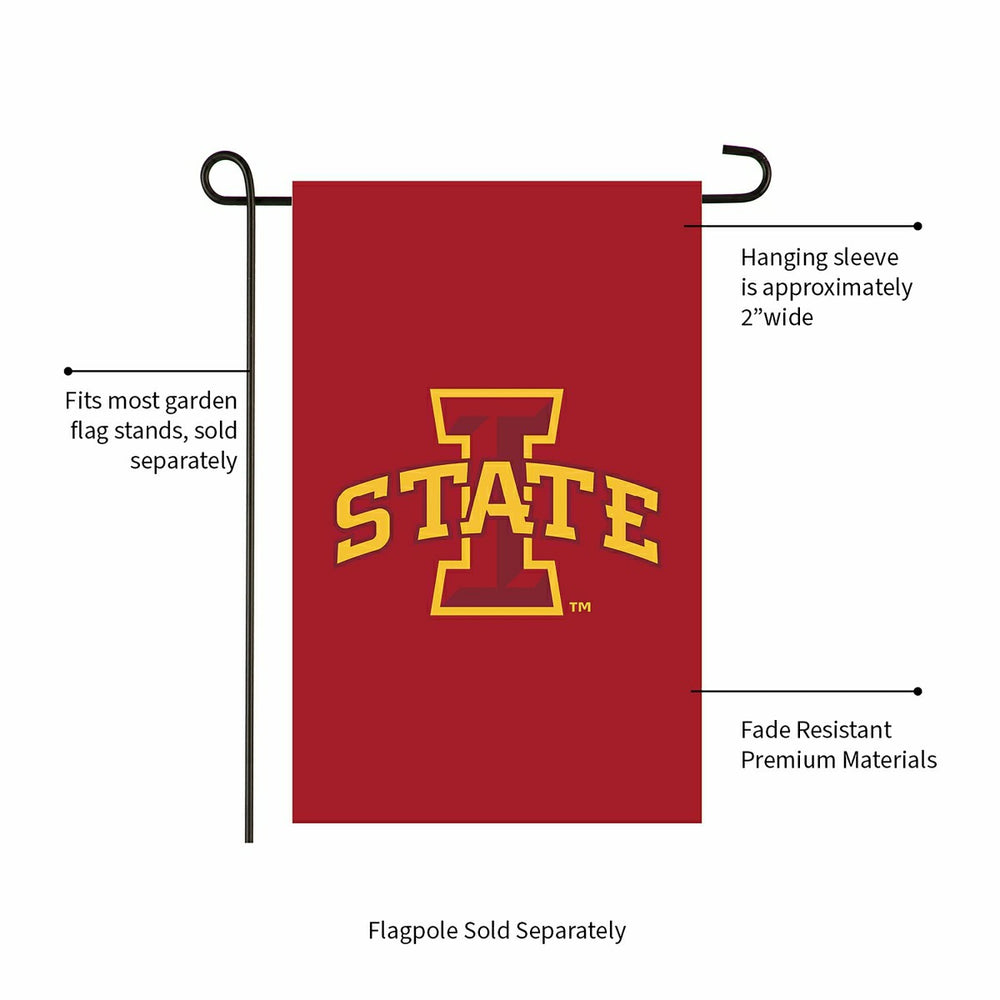 Applique Flag, Gar., Iowa State University - Collegiate Home