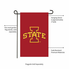 Applique Flag, Gar., Iowa State University - Collegiate Home