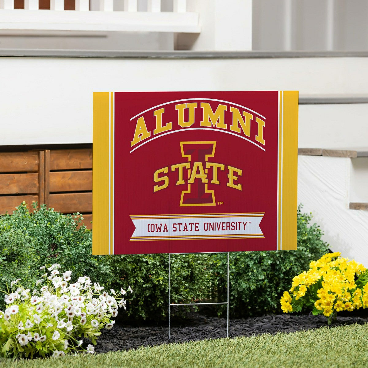 Iowa State University Coroplast Yard Sign Alumni - Collegiate Home
