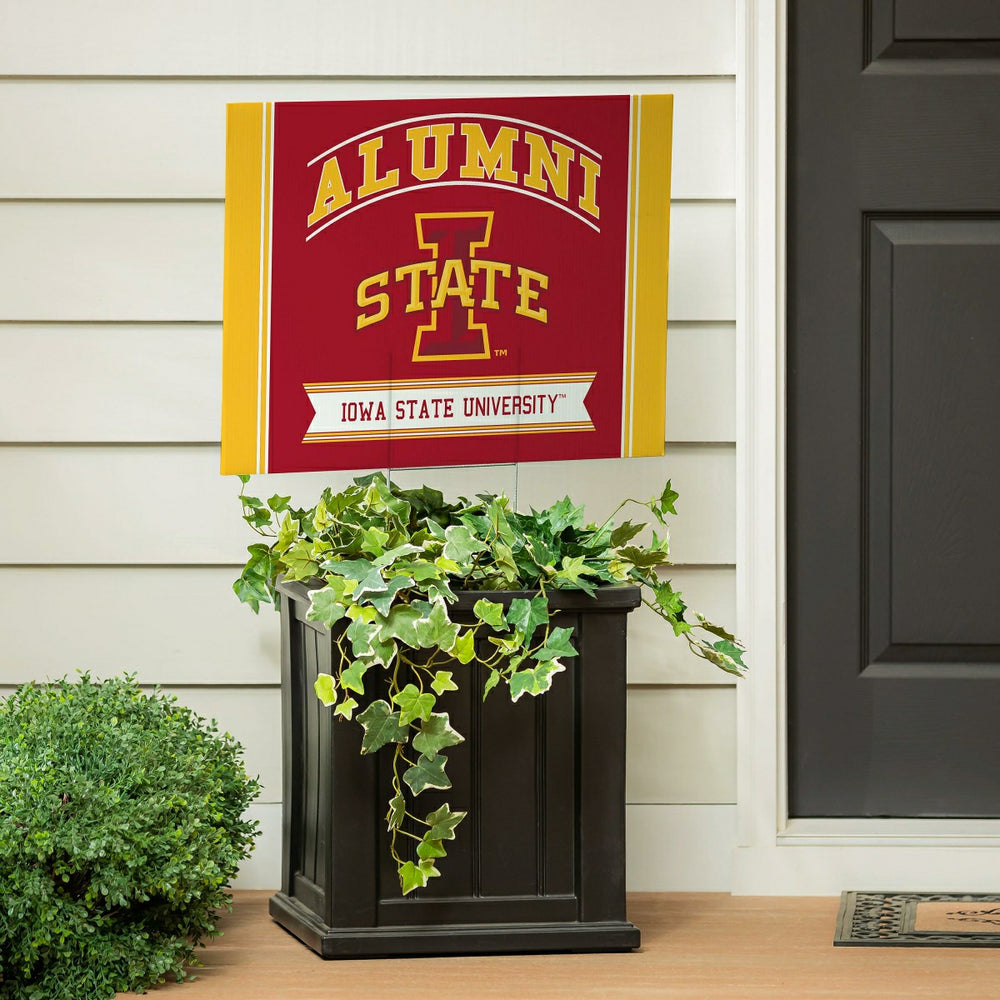 Iowa State University Coroplast Yard Sign Alumni - Collegiate Home
