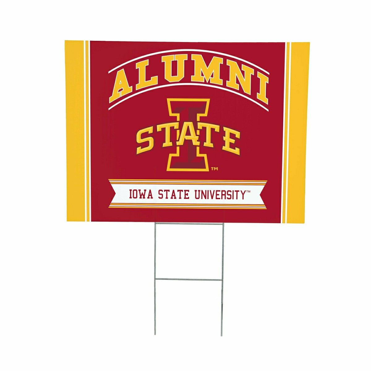 Iowa State University Coroplast Yard Sign Alumni - Collegiate Home