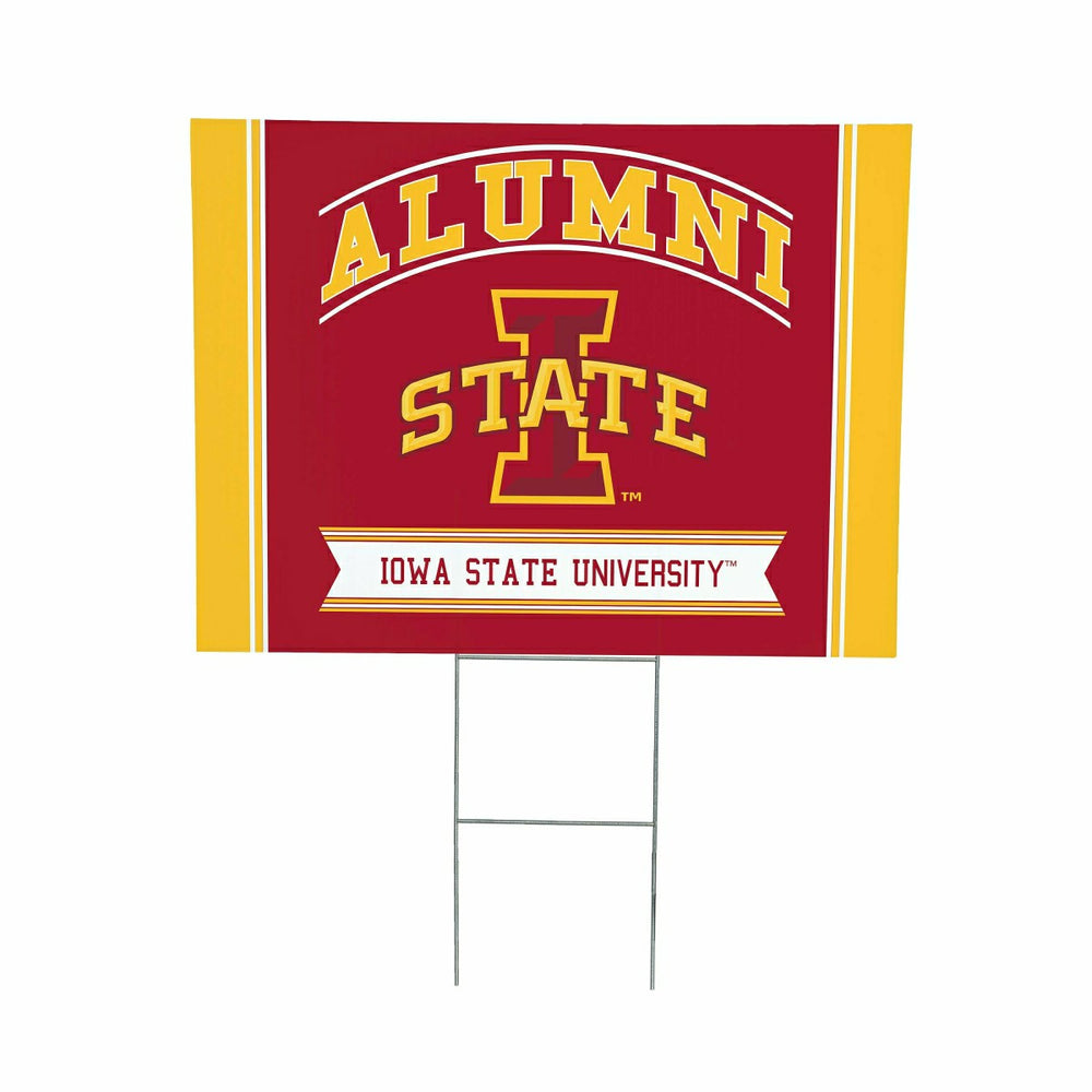 Iowa State University Coroplast Yard Sign Alumni - Collegiate Home