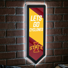 LED Wall Decor, Pennant, Iowa State University - Collegiate Home