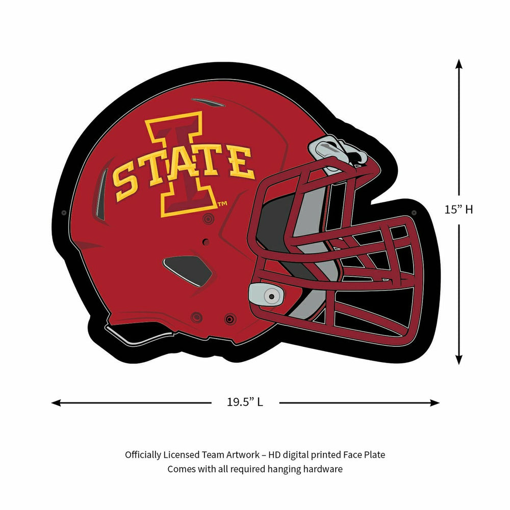LED Wall Decor, Helmet, Iowa State University - Collegiate Home