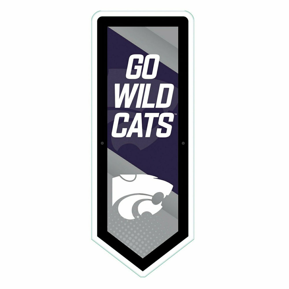 LED Wall Decor, Pennant, Kansas State University - Collegiate Home