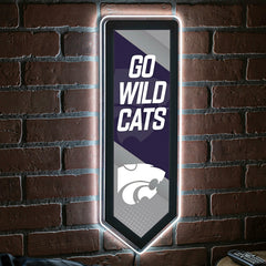 LED Wall Decor, Pennant, Kansas State University - Collegiate Home