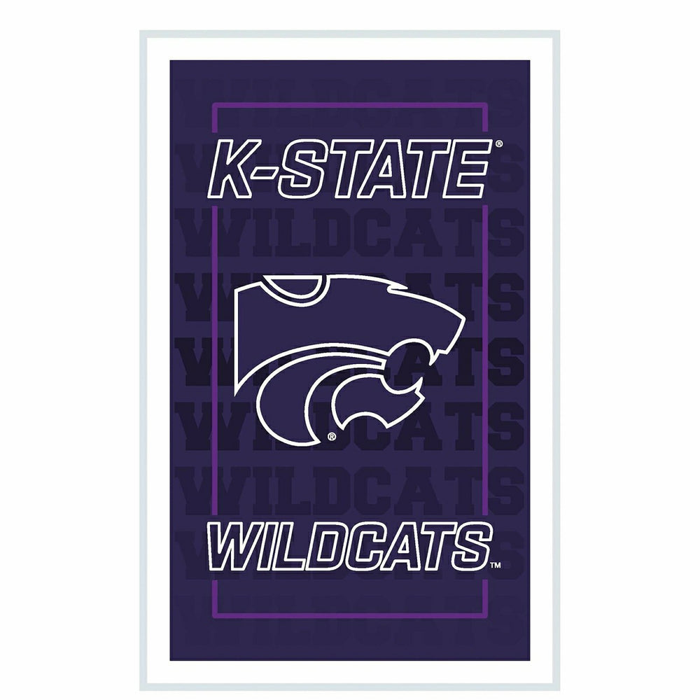 Kansas State University College Rectangle Neolite LED Decor - Collegiate Home