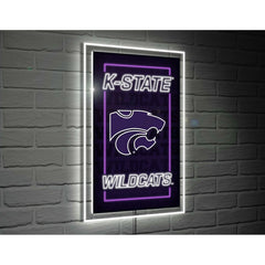 Kansas State University College Rectangle Neolite LED Decor - Collegiate Home