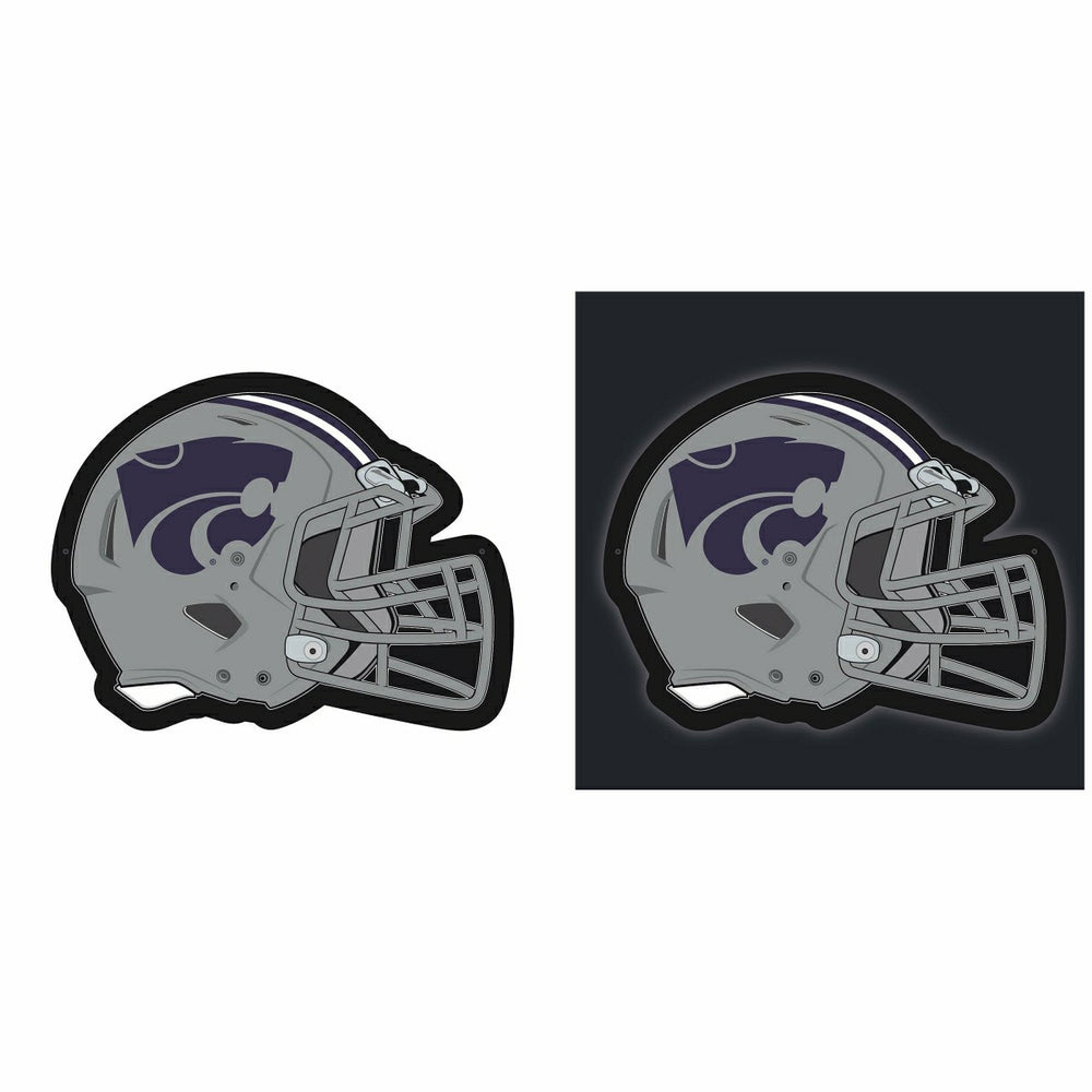 LED Wall Decor, Helmet, Kansas State University - Collegiate Home