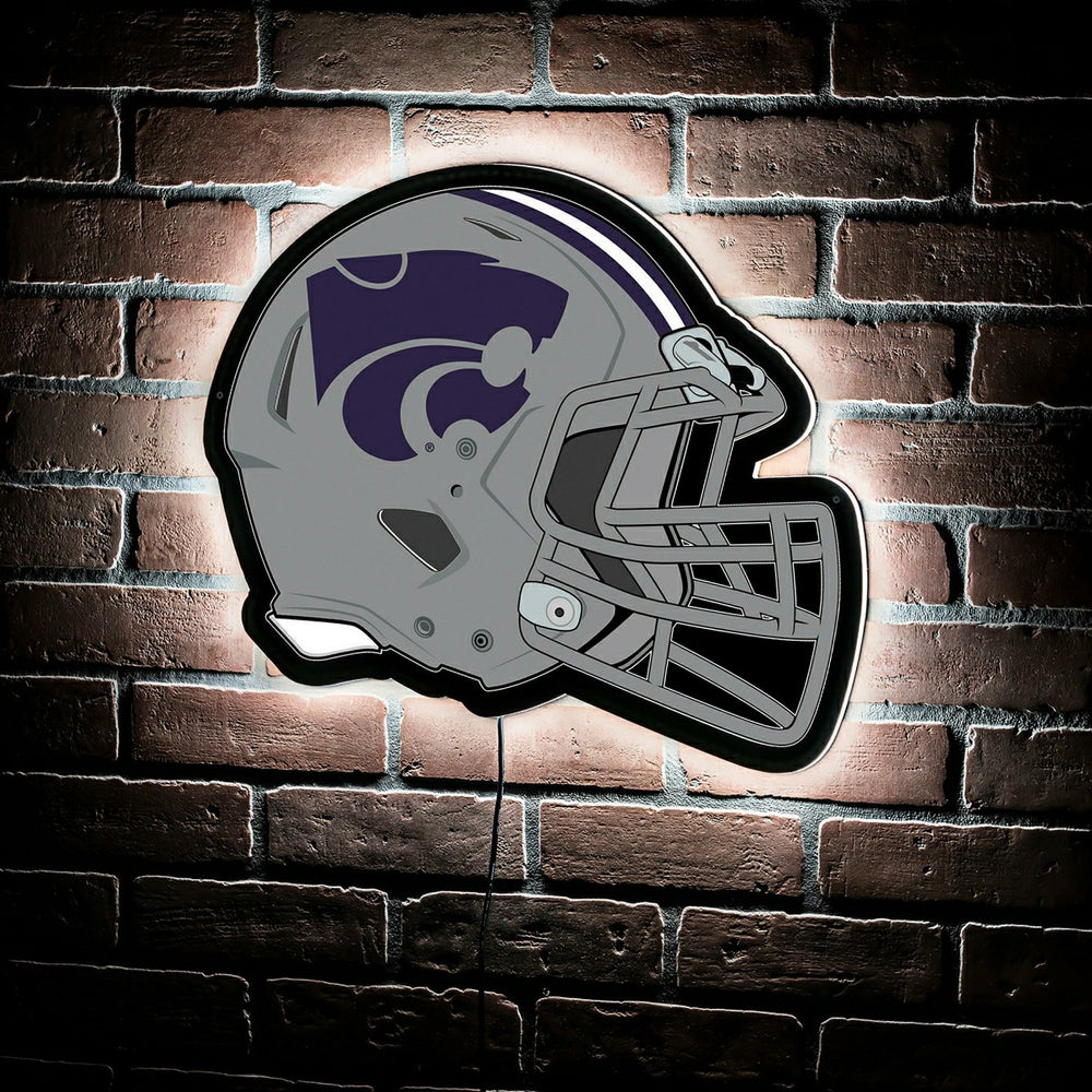 LED Wall Decor, Helmet, Kansas State University - Collegiate Home