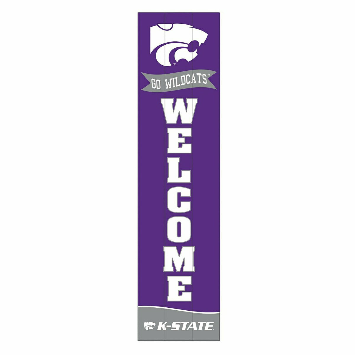 Kansas State University Large Single Sided Leaner, 46" - Collegiate Home