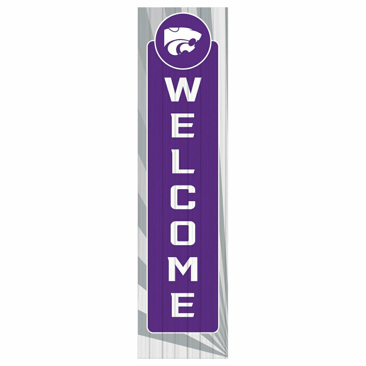 Kansas State University Summer Seasonal Single Sided Large Leaner, 46" - Collegiate Home