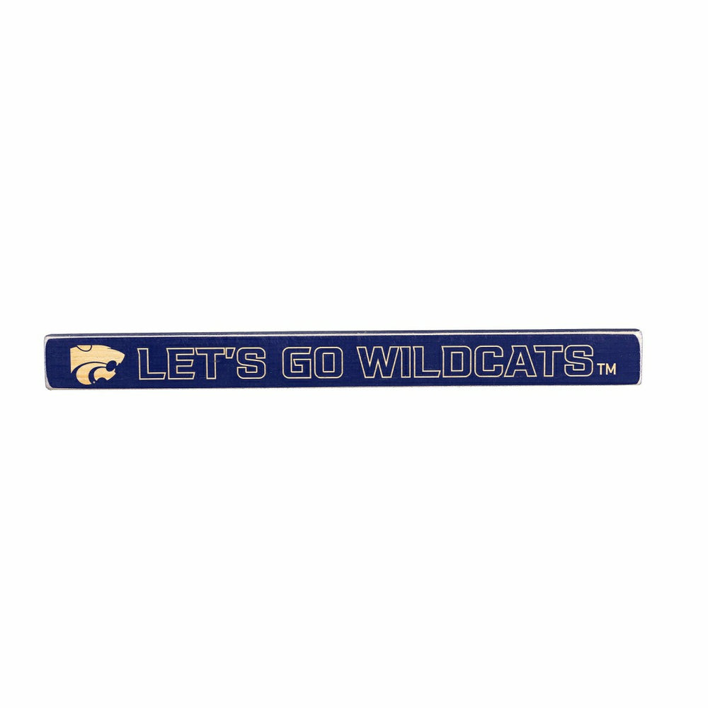 Kansas State University Engraved Wood Sign, 1.5" x 18" - Collegiate Home