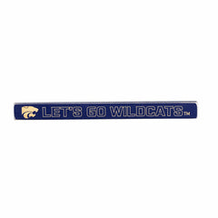 Kansas State University Engraved Wood Sign, 1.5" x 18" - Collegiate Home
