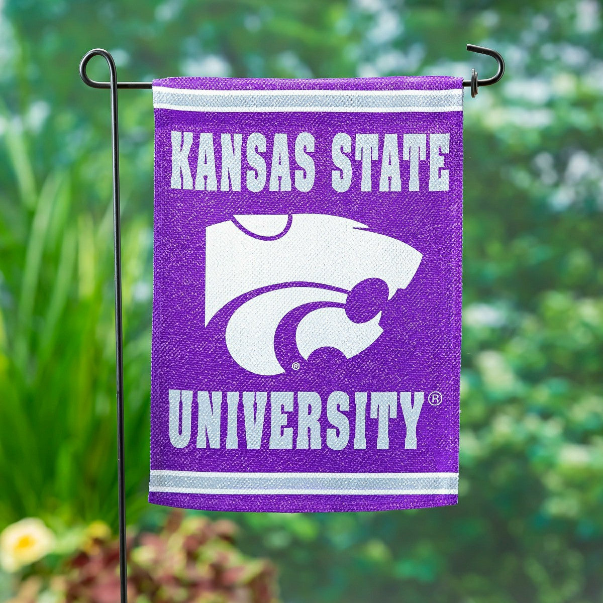 Embossed Suede Flag, GDN Size, Kansas State University - Collegiate Home