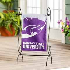 Kansas State University Burlap Flag GDN Size - Collegiate Home