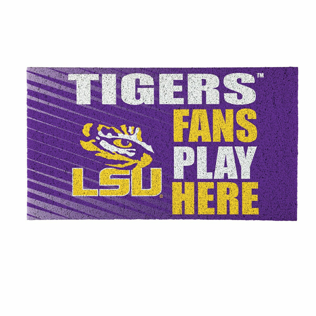 Louisiana State University Fan Mat, 28"x16" - Collegiate