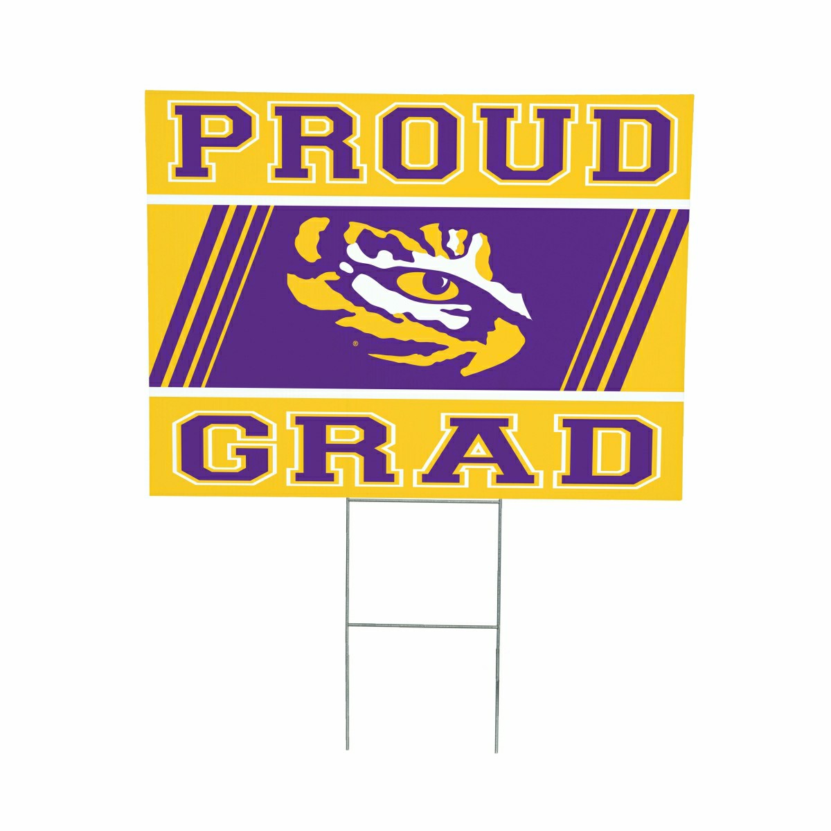 Louisiana State University Coroplast Yard Sign Graduate - Collegiate Home