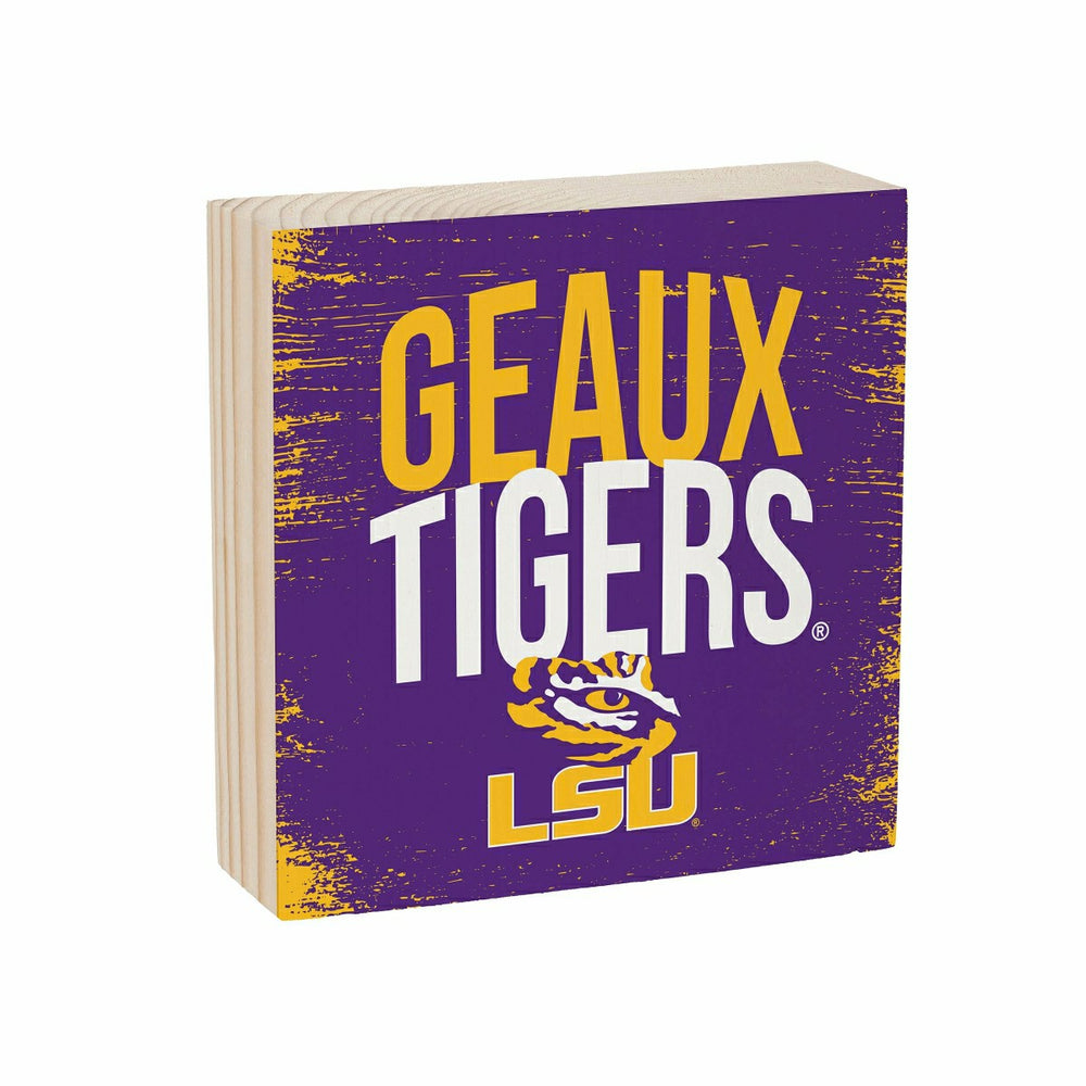 Louisiana State University Plock, Down Home Fans, 6x6 - Collegiate Home