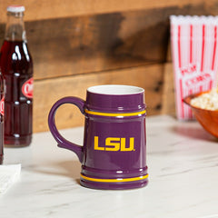 Louisiana State University Ceramic Stein Cup, 24oz - Collegiate Home