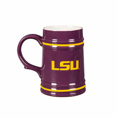 Louisiana State University Ceramic Stein Cup, 24oz - Collegiate Home
