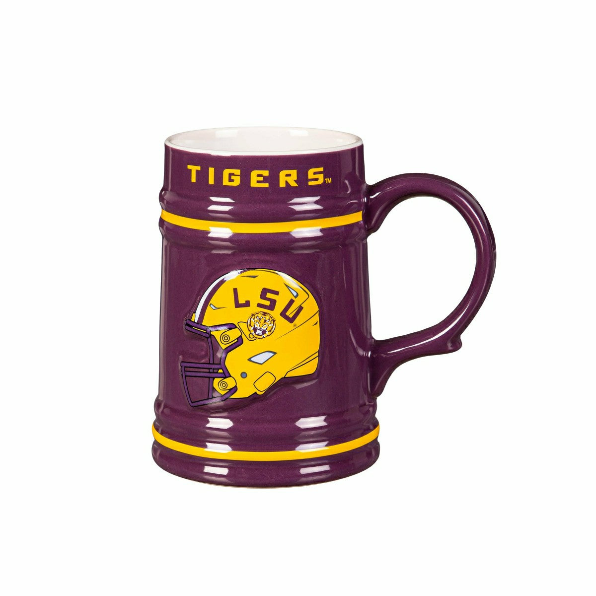 Louisiana State University Ceramic Stein Cup, 24oz - Collegiate Home