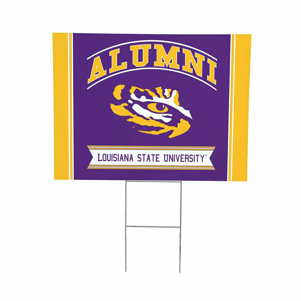 Louisiana State University Coroplast Yard Sign Alumni - Collegiate Home