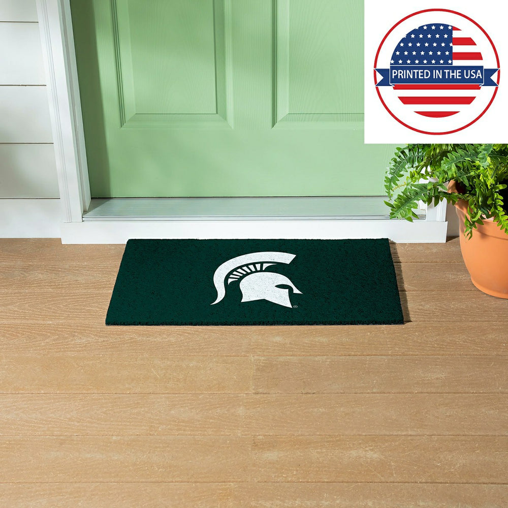 Full Color PVC Mat, 16" x 28", Michigan State University - Collegiate