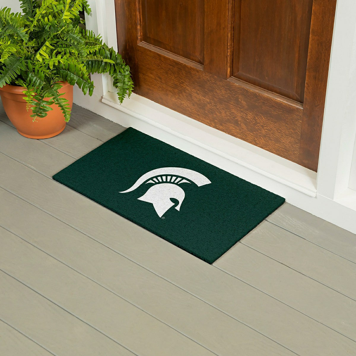 Full Color PVC Mat, 16" x 28", Michigan State University - Collegiate