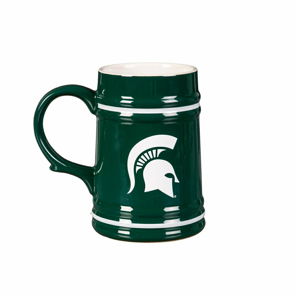 Michigan State University Ceramic Stein Cup, 24oz - Collegiate Home