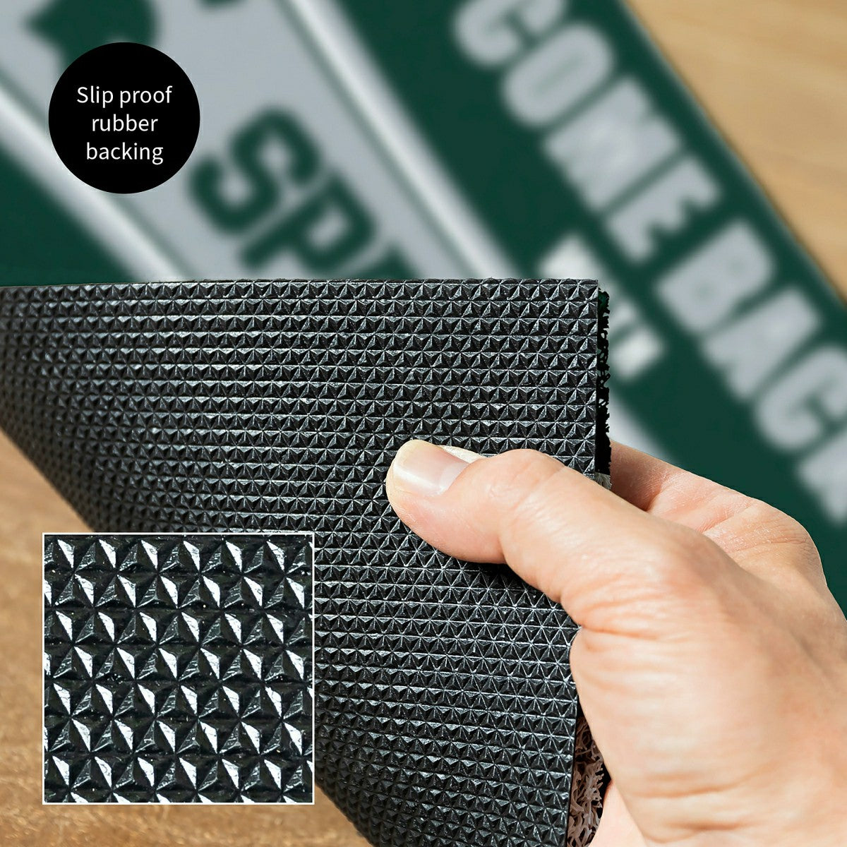 28" x 16" PVC Trapper Mat, Come Back with Tickets, Michigan State Univ - Collegiate